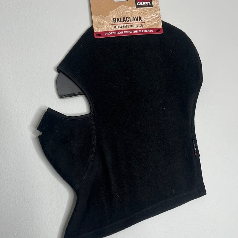 Gerry Black Balaclava Fleece Face Protector